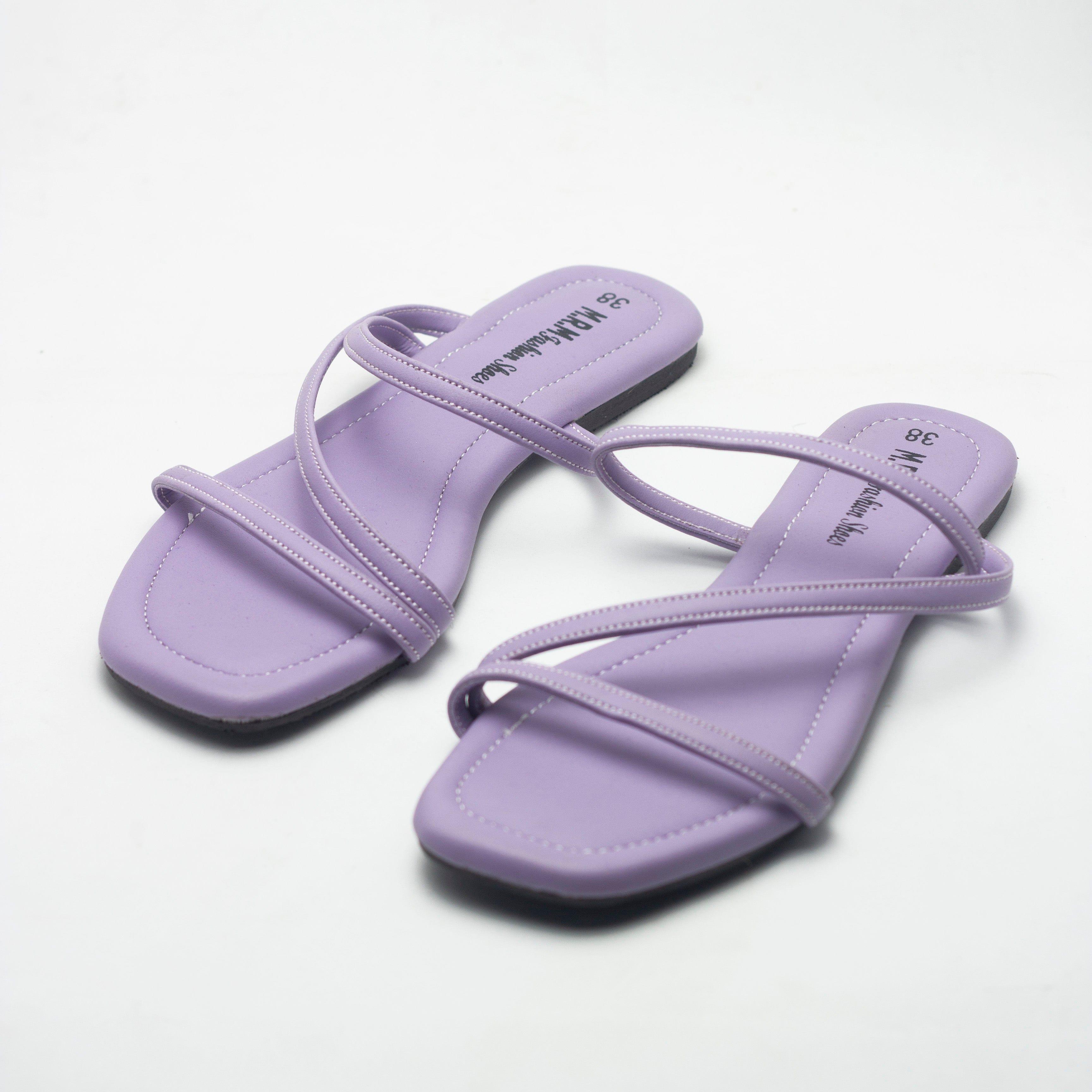 Melissa MLSA Womens Slides Summer Sandals Lilac Purple Flat Slip On Beach 5  New | eBay