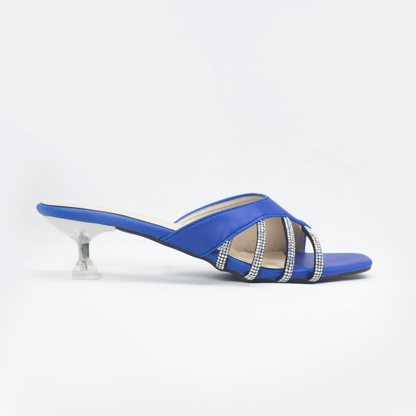 1.5 Inches Blue Pencil Heels-Nawabi Shoes BD