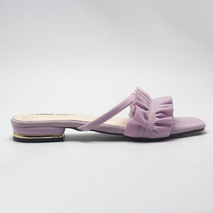 Purple Wide-Fit Everyday Women's Flat Sandals-Nawabi Shoes BD